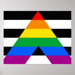 Ally Pride Flag Poster