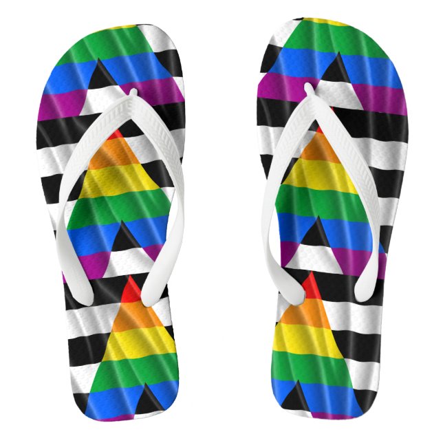Ally Pride Flip Flops (Footbed)