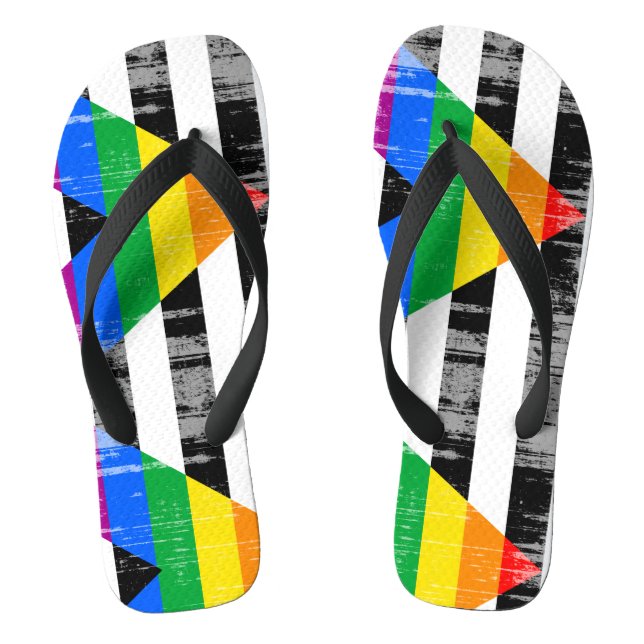 Ally Pride Flip Flops (Footbed)