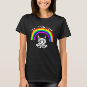 Ally Pride LGBTQ Equality Rainbow Lesbian Gay Tran T-Shirt
