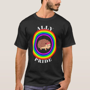 Ally Pride LGBTQ Equality Rainbow Lesbian Gay Tran T-Shirt