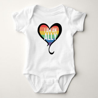Ally Pride Rainbow Baby Bodysuit