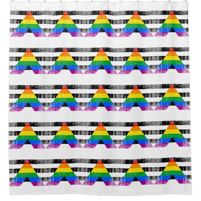 Ally Pride Shower Curtain (Front)