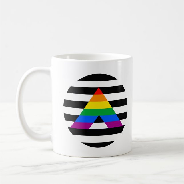 Ally Pride T-Shirt Coffee Mug (Left)