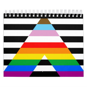 Ally Progress Pride Flag Calendar