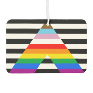 Ally Progress Pride Flag Car Air Freshener
