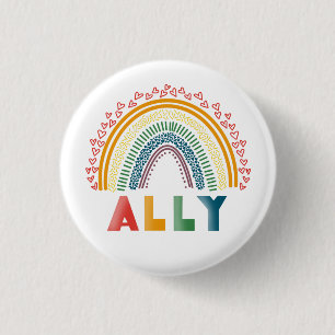 Ally Rainbow button