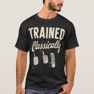 ally Trained Retro Manual Transmission Driver Humo T-Shirt