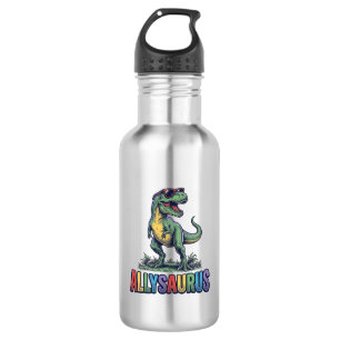 Allysaurus Vintage Dinosaur Sunglasses Shirt Desig 532 Ml Water Bottle