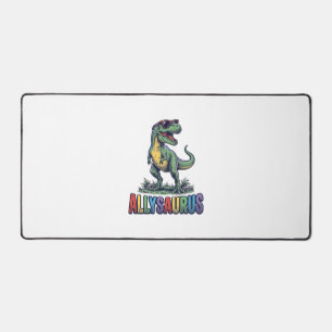 Allysaurus Vintage Dinosaur Sunglasses Shirt Desig Desk Mat