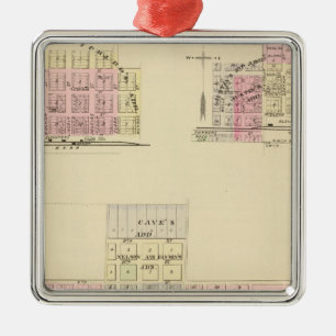 Alma, Nebraska Metal Tree Decoration