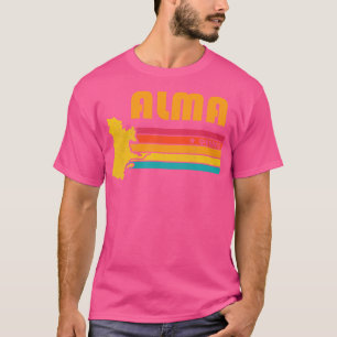 Alma Quebec Canada Vintage Distressed Souvenir T-Shirt
