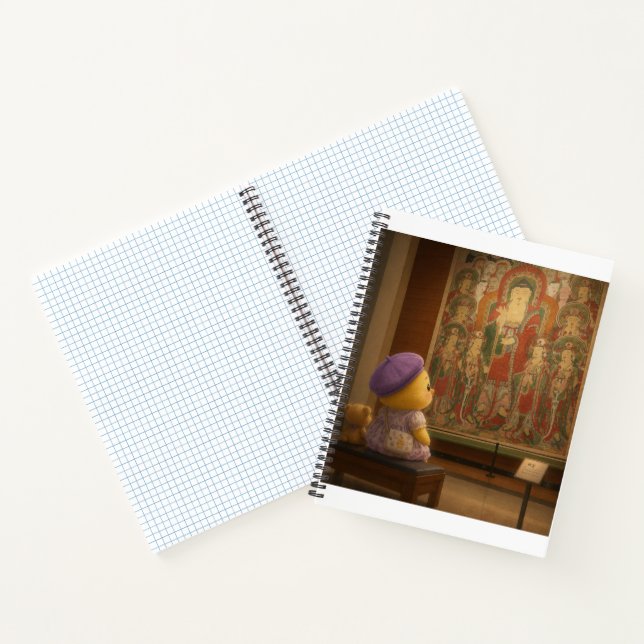 Alma’s Museum Journey – Korean Buddhist Art Notebo Notebook (Inside)