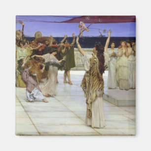 Alma-Tadema A Dedication to Bacchus Magnet