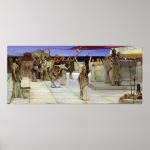 Alma-Tadema A Dedication to Bacchus Poster