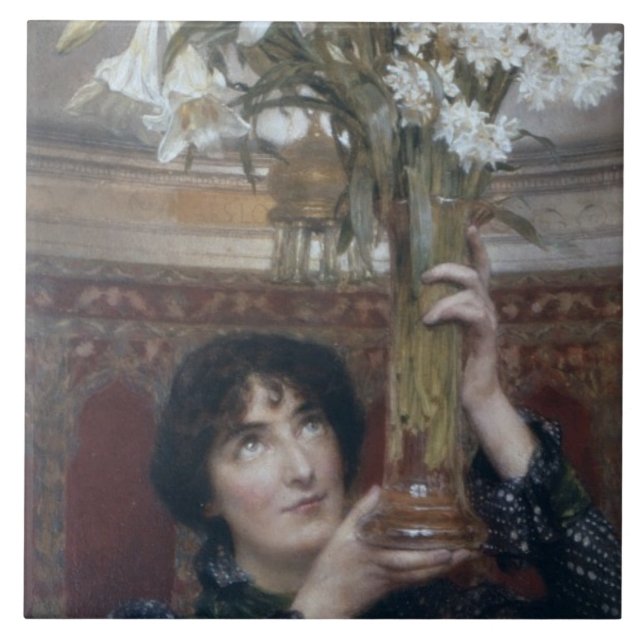 Alma-Tadema | A Flag of Truce, 1900 Tile (Front)