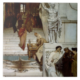 Alma-Tadema   An Audience at Agrippa's, 1875 Tile