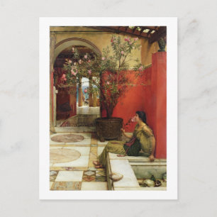 Alma-Tadema   An Oleander, 1882 Postcard