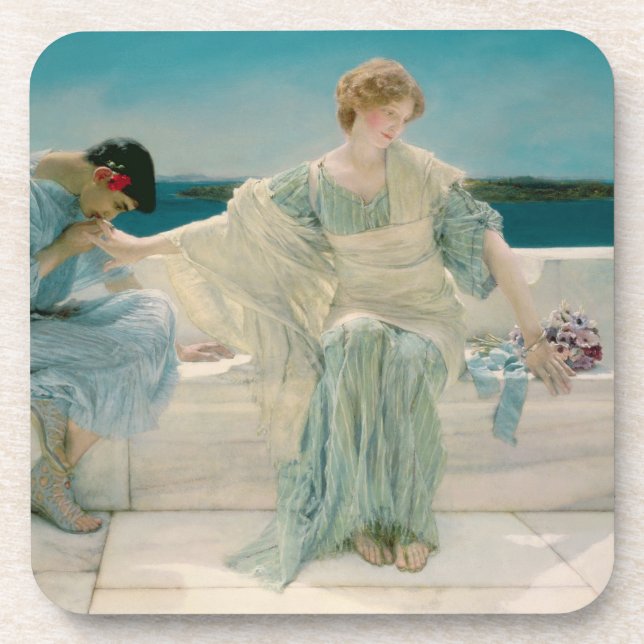 Alma-Tadema | Ask me no more, 1906 Coaster (Front)