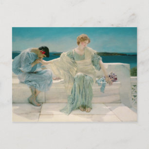 Alma-Tadema   Ask me no more, 1906 Postcard