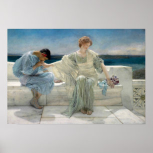 Alma-Tadema - Ask Me No More Poster