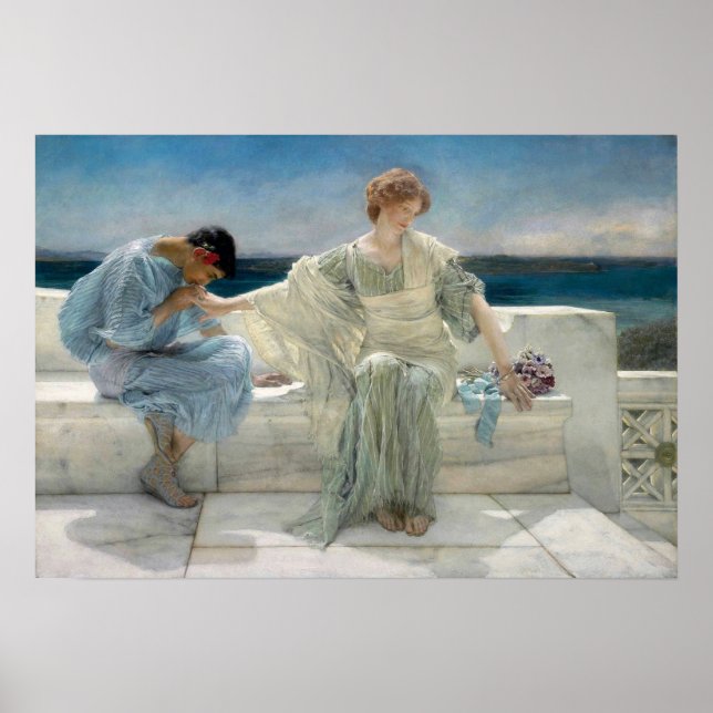 Alma-Tadema - Ask Me No More Poster (Front)