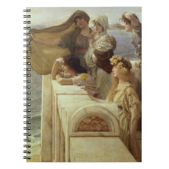 Alma-Tadema | At Aphrodite's Cradle, 1908 Notebook (Front)