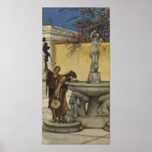 Alma-Tadema - Between Venus And Bacchus Poster