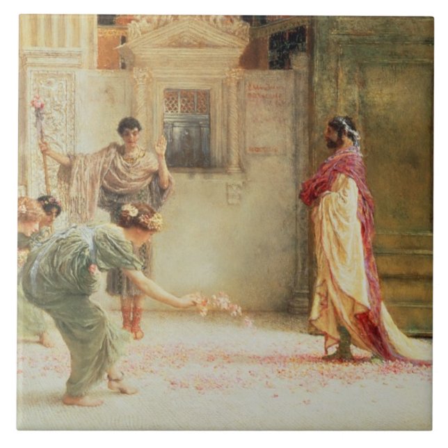 Alma-Tadema | Caracalla: AD 211, 1902 Tile (Front)