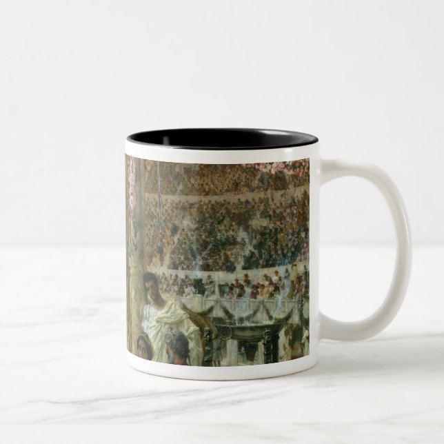 Alma-Tadema | Caracalla and Geta, 1907 Two-Tone Coffee Mug (Right)