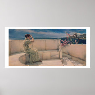 Alma-Tadema   Expectations, 1885 Poster