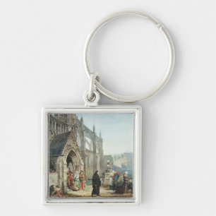 Alma-Tadema   Faust and Marguerite, 1857 Key Ring