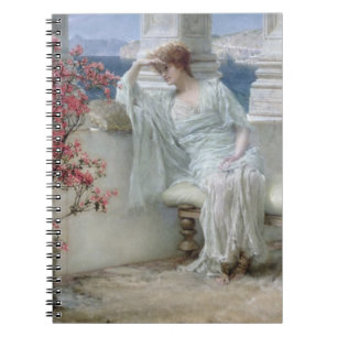 Alma-Tadema Her eyes are with her thoughts� Notebook