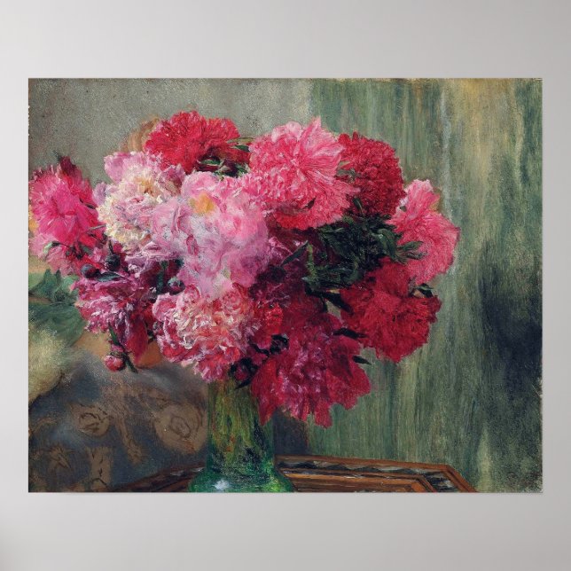 Alma-Tadema - Japanese Peonies Poster (Front)