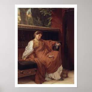Alma-Tadema   Lesbia Weeping over a Sparrow Poster