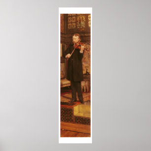 Alma-Tadema Maurice Sons playing the Violin Poster