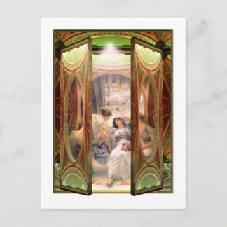 Alma-Tadema Open Door to The Baths Postcard