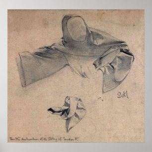 Alma-Tadema - Studies For The Clothing Of A Fleei… Poster