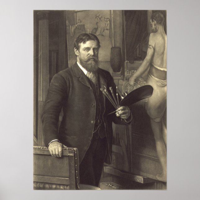 Alma-Tadema - The Artist In His Studio Poster (Front)