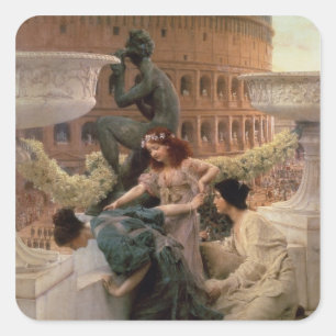 Alma-Tadema The Coliseum, 1896 Square Sticker