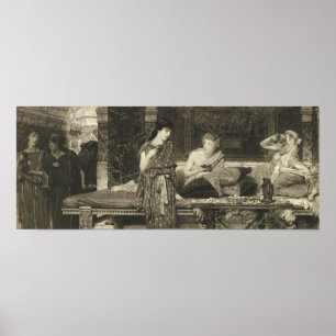 Alma-Tadema - The First Course, The Dinner 1881 Poster