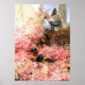 Alma-Tadema - The roses of Heliogabalus detail Poster