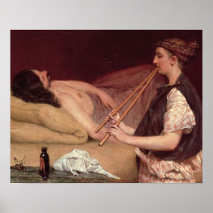 Alma-Tadema The Siesta, 1868 Poster