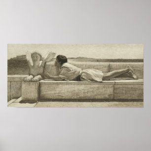 Alma-Tadema - The Silent Counsellor 1878 Poster