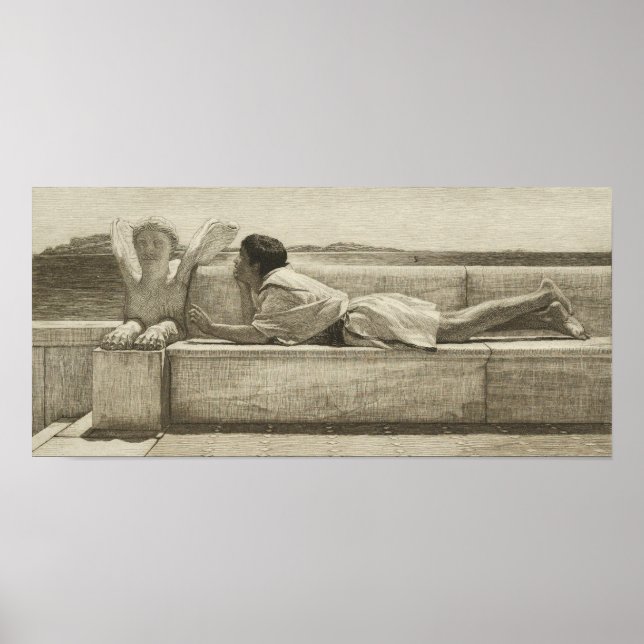 Alma-Tadema - The Silent Counsellor 1878 Poster (Front)