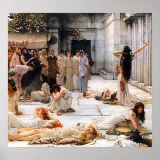 Alma-Tadema - The women of Amphissa, detail Poster