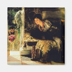 Alma-Tadema Welcome Footsteps, 1883 Magnet