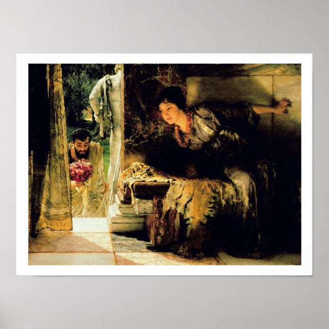 Alma-Tadema | Welcome Footsteps, 1883 Poster (Front)