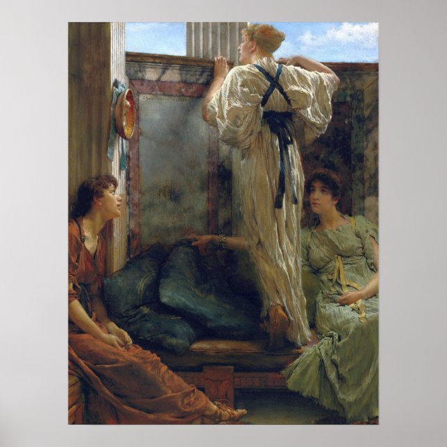 Alma-Tadema - Who Is It? Poster (Front)