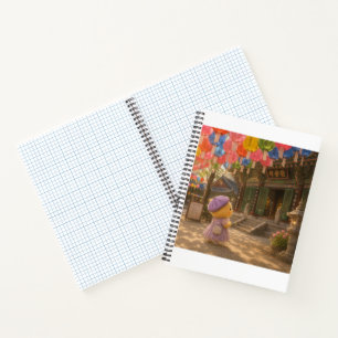 Alma Under the Lotus Lanterns Notebook